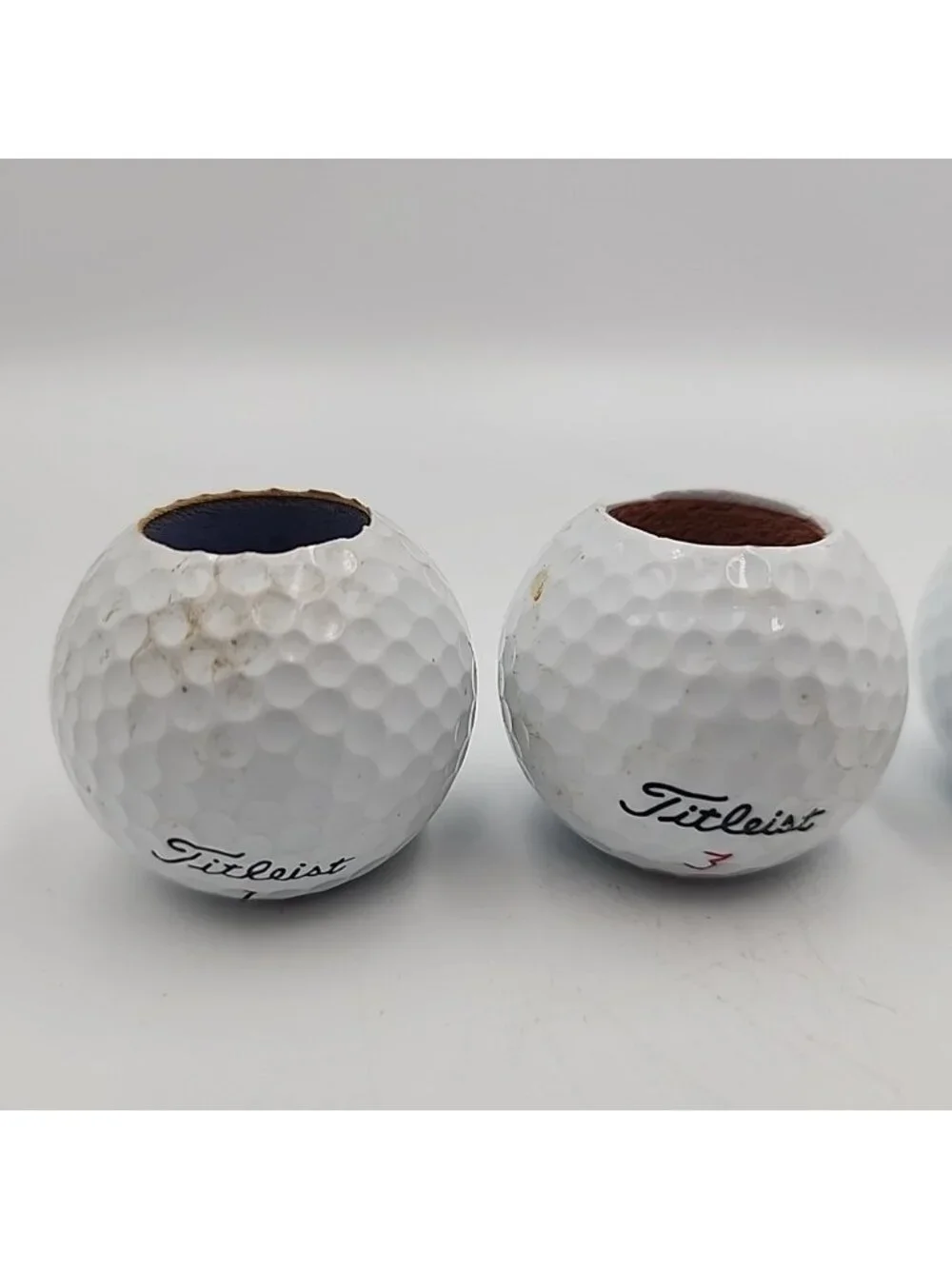 Handmade Titleist Golf Ball Napkin Ring Holders Set Of 4